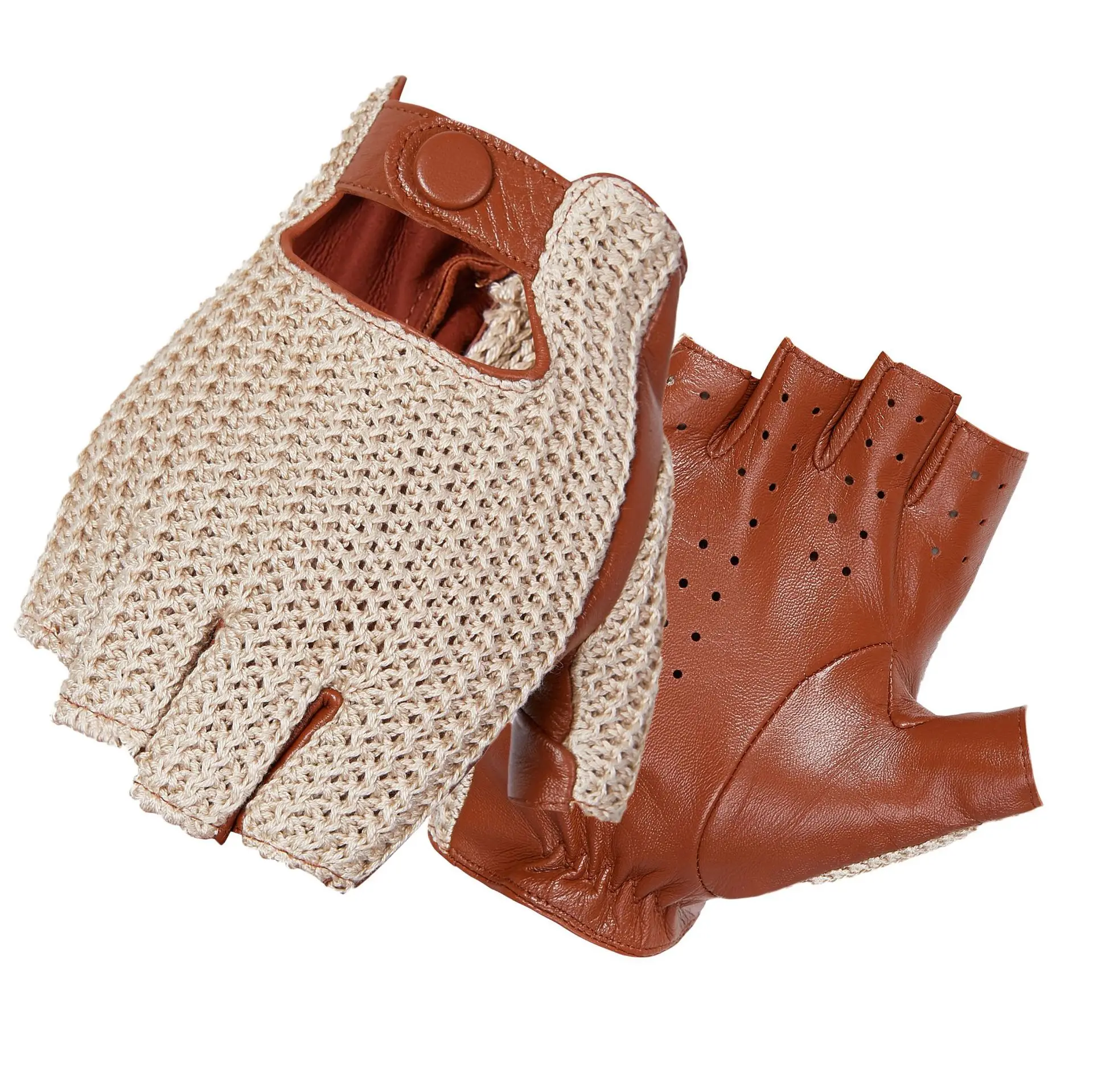 Gants courts en cuir véritable - Leather Driving Glove avis et prix
